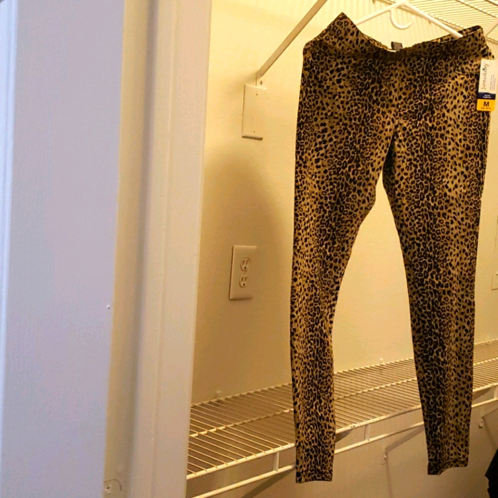 Denim leggings